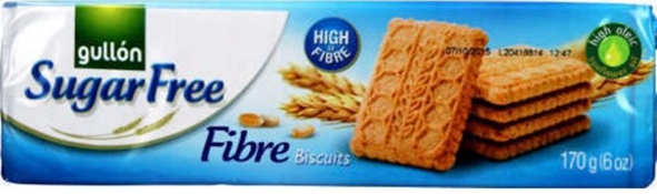 Gullon Sugar Free Fibre Biscuits - 170g