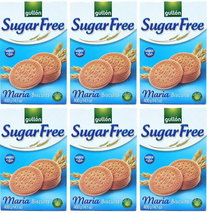 Gullon Maria Sugar Free Biscuits 400g x 6