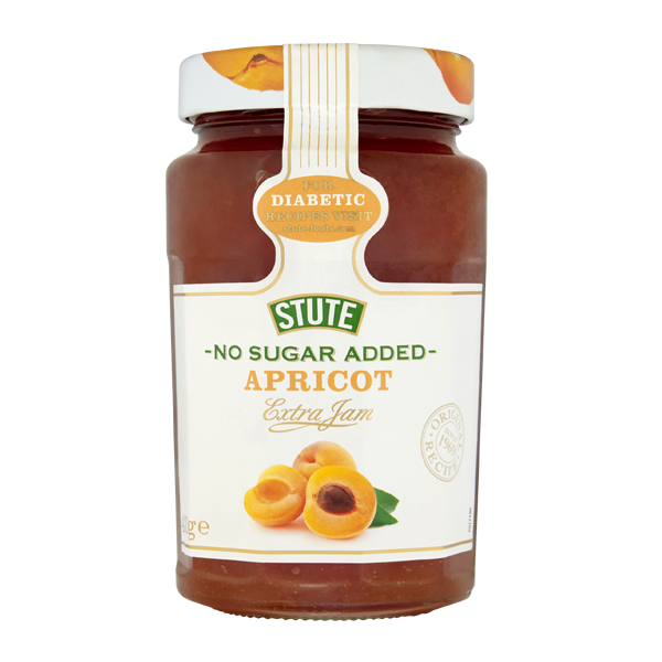 Stute Apricot diabetic Jam 430g - No Added Sugar