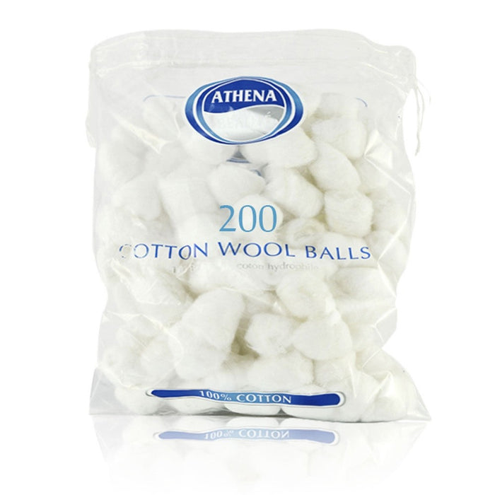 Athena Cotton Balls White 200Pk