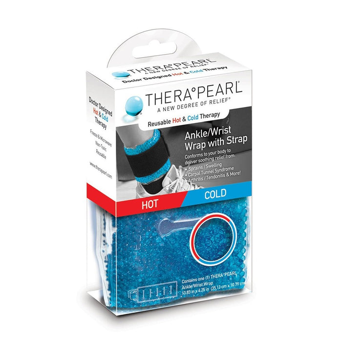 Therapearl Ankle/Wrist Wrap With Strap Hot & Cold Pain Relief