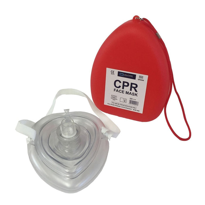 Qualicare Cpr Facemask And Hard Case - Reusable