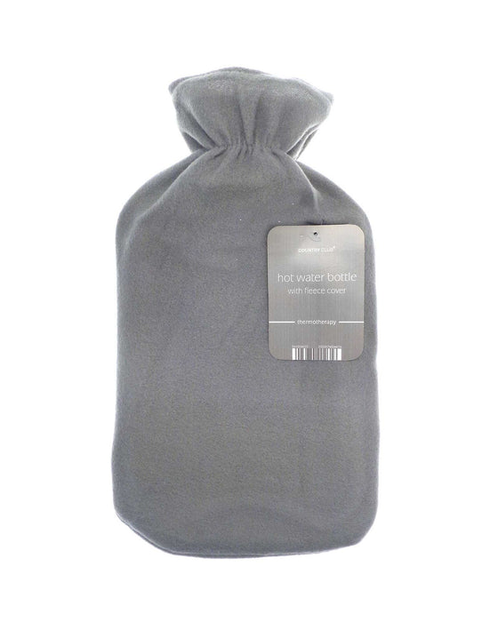 Hot Water Bottle 2ltr with Supersoft Fleece Cover