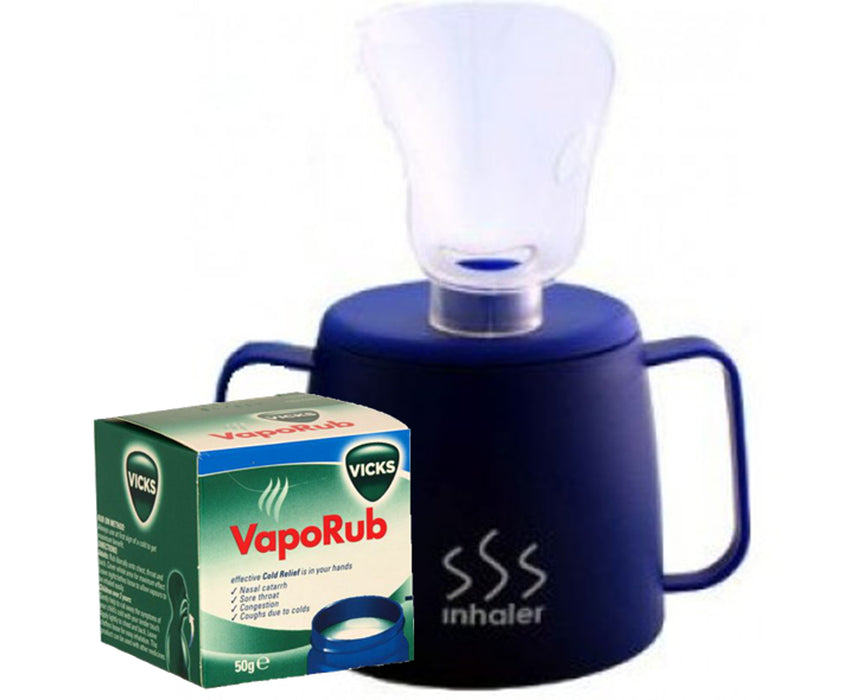 Medisure Non Slip Steam Inhaler Cup & Vicks Vapour Rub 50g